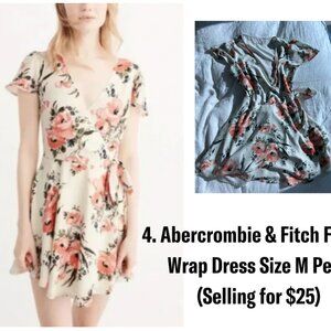 Abercrombie & Fitch Flower Wrap Dress